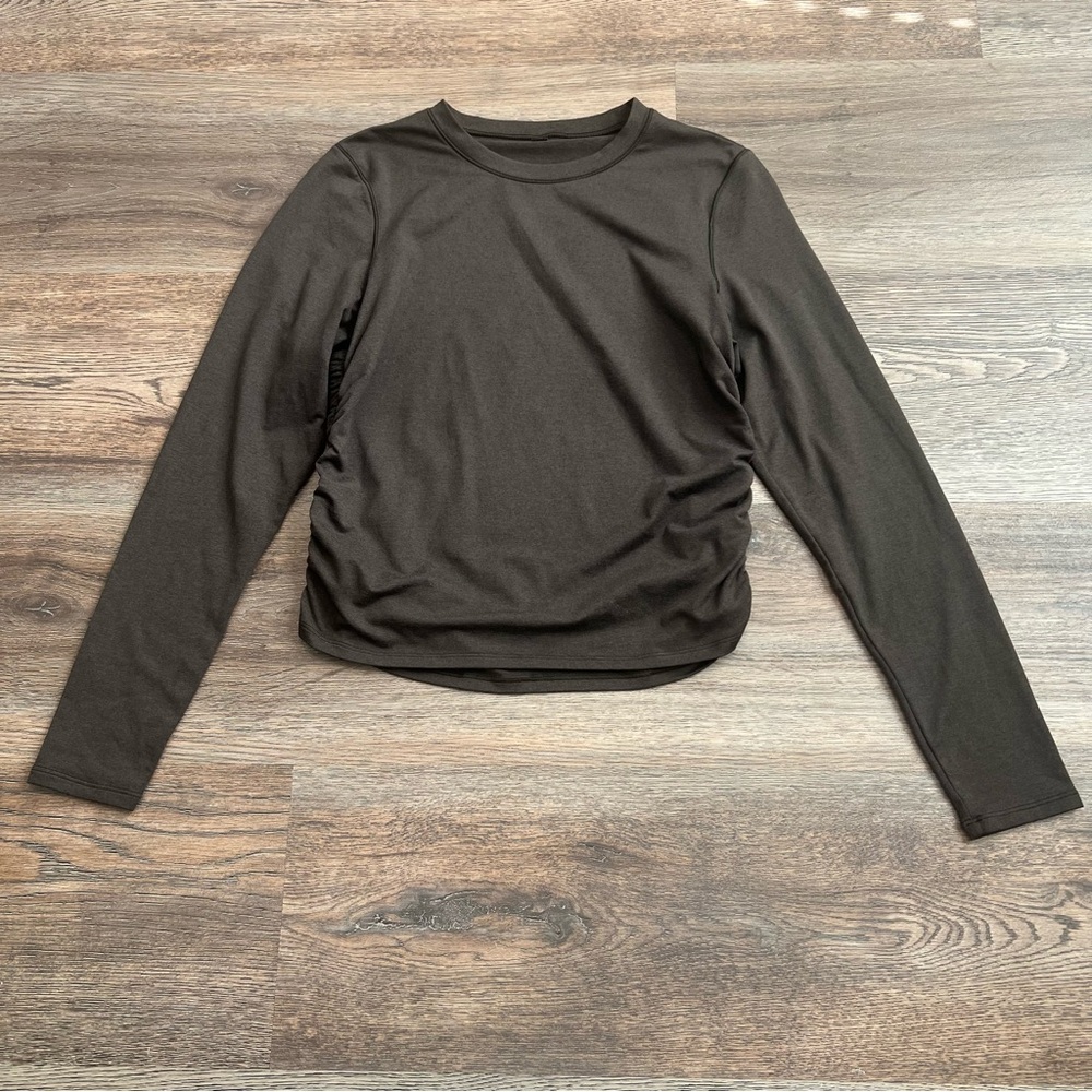 Vuori Long Sleeve Halo Tee - Brown